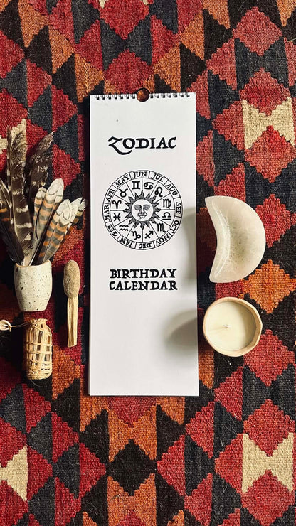 The Zodiac Birthday Calendar